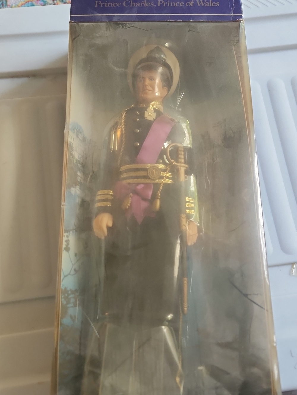 Prince Charles Collector Doll with Purple Sash